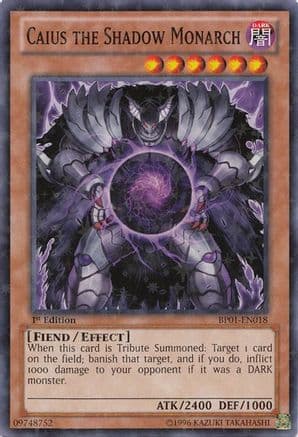Caius the Shadow Monarch (Starfoil) — Battle Pack: Epic Dawn