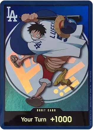 DON!! Card (LA Dodgers 2026 Promo) — One Piece Promotion Cards