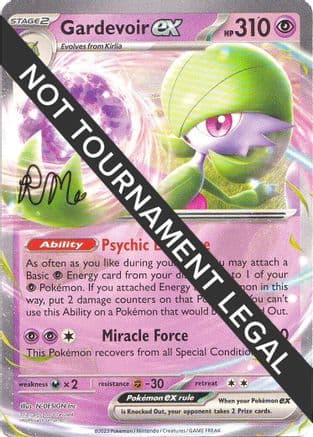 Gardevoir ex - 2025 (Riley McKay) [Gold Stamped] — World Championship Decks