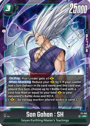 Son Gohan:SH - FP-092 (Ultimate Battle 2026 Vol. 3) — Tournament and Championship Promos