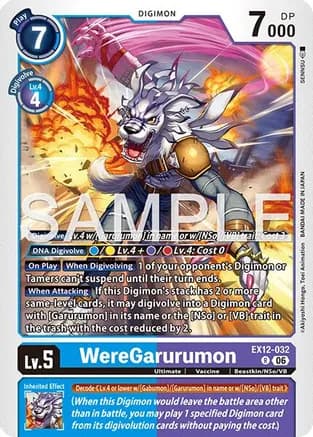 WereGarurumon — Digital World Shambala