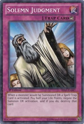 Solemn Judgment (Starfoil) — Battle Pack: Epic Dawn
