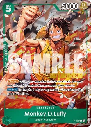 Monkey.D.Luffy (OP16 Release Event Winner) — One Piece Promotion Cards