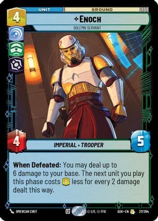 Enoch - Solemn Servant — Ashes of the Empire Star Wars: Unlimited card by Bruno Frenda