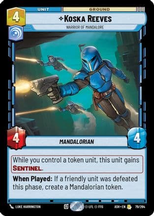 Koska Reeves - Warrior of Mandalore — Ashes of the Empire