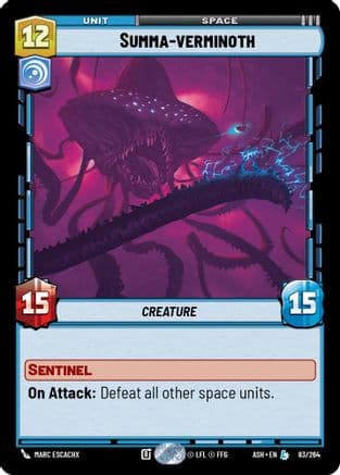 Summa-verminoth — Ashes of the Empire Star Wars: Unlimited card by Manos Sparakis