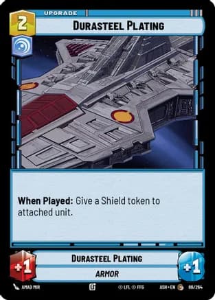 Durasteel Plating — Ashes of the Empire Star Wars: Unlimited card by Amad Mir