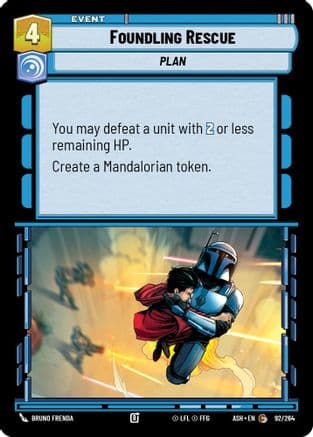 Foundling Rescue — Ashes of the Empire Star Wars: Unlimited card by Bruno Frenda