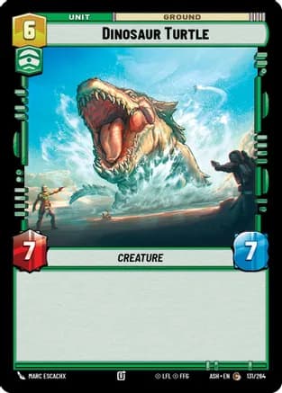Dinosaur Turtle — Ashes of the Empire