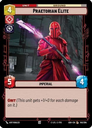 Praetorian Elite — Ashes of the Empire Star Wars: Unlimited card by Afif Khaled