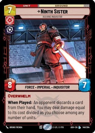 Ninth Sister - Hulking Inquisitor — Ashes of the Empire