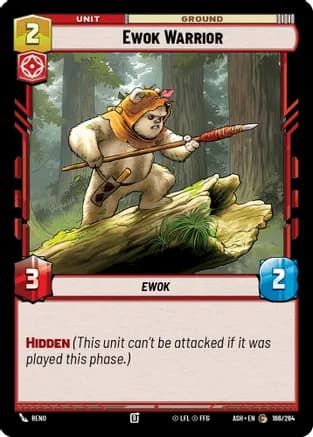 Ewok Warrior — Ashes of the Empire Star Wars: Unlimited card by Reno
