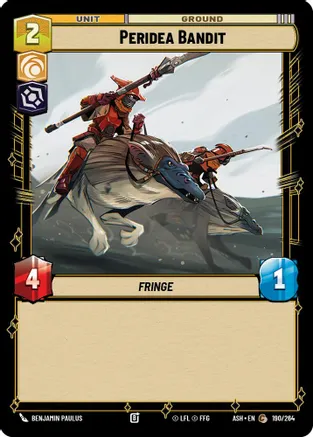 Peridea Bandit — Ashes of the Empire