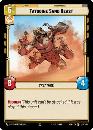 Tatooine Sand Beast — Ashes of the Empire