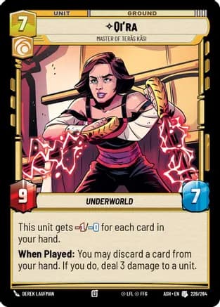 Qi'ra - Master of Teras Kasi — Ashes of the Empire