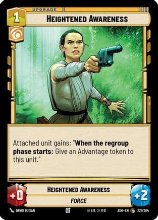 Heightened Awareness — Ashes of the Empire Star Wars: Unlimited card by David Buisán