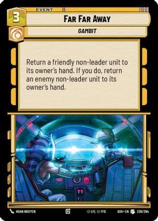 Far Far Away — Ashes of the Empire Star Wars: Unlimited card by Grant Griffin