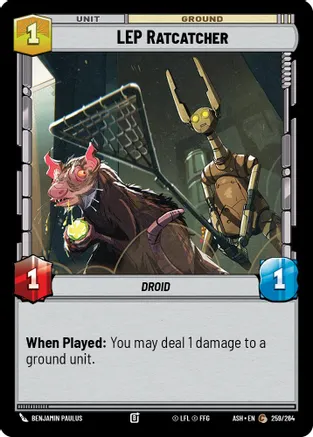LEP Ratcatcher — Ashes of the Empire Star Wars: Unlimited card by Benjamin Paulus