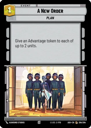 A New Order — Ashes of the Empire Star Wars: Unlimited card by Kaihound Studios