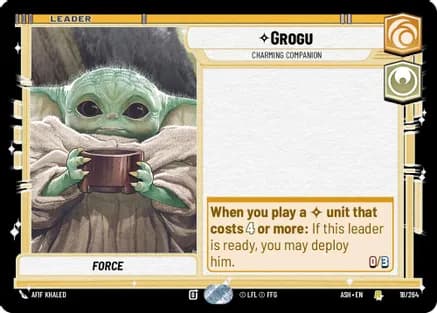 Grogu - Charming Companion — Ashes of the Empire Star Wars: Unlimited card by Reno