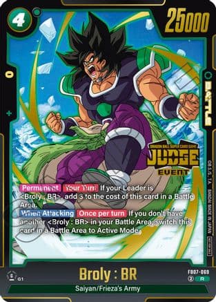 Broly : BR (Judge Pack (Event Judge) 05) — Tournament and Championship Promos