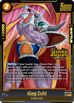 King Cold (Judge Pack (Event Judge) 05) — Tournament and Championship Promos