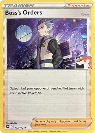 Boss's Orders [Cyrus] - 132/172 (Cosmos Holo) — Prize Pack Series Cards