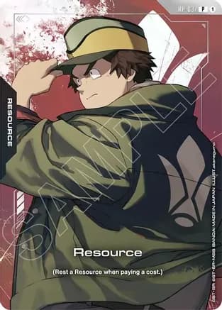 Resource (RP-037) (Premium Accessory Set - Mobile Suit Gundam: Iron-Blooded Orphans) — Promotional Resource Tokens
