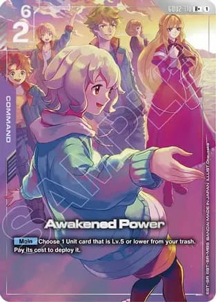 Awakened Power (R+)  (Premium Accessory Set - Mobile Suit Gundam: Iron-Blooded Orphans) — Gundam Promotional Cards