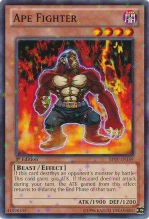 Ape Fighter (Starfoil) — Battle Pack: Epic Dawn Yu-Gi-Oh! card by KAZUKI TAKAHASHI