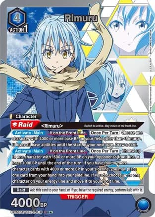 Rimuru (018) (SR*) — UE20BT: That Time I Got Reincarnated as a Slime
