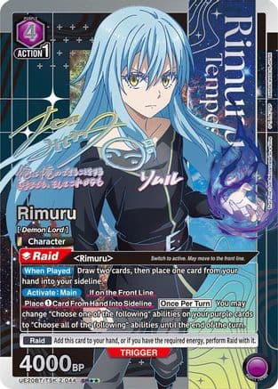 Rimuru (044) (SR**) — UE20BT: That Time I Got Reincarnated as a Slime