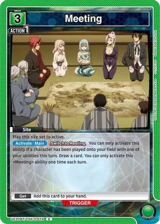 Meeting — UE20BT: That Time I Got Reincarnated as a Slime