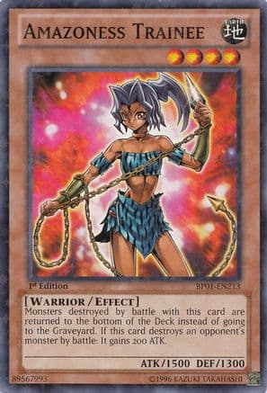 Amazoness Trainee (Starfoil) — Battle Pack: Epic Dawn Yu-Gi-Oh! card by KAZUKI TAKAHASHI