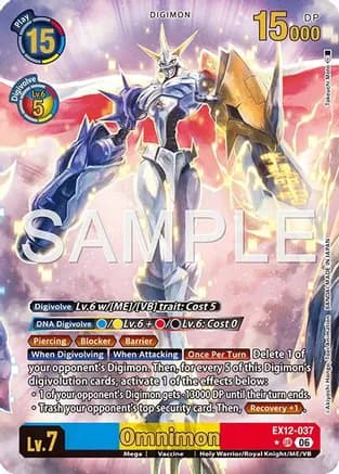 Omnimon (Alternate Art) — Digital World Shambala