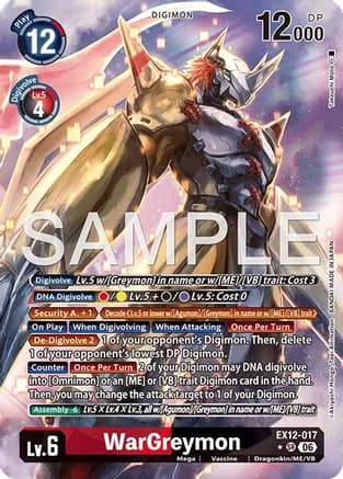 WarGreymon (Alternate Art) — Digital World Shambala