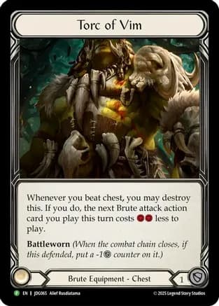 Torc of Vim - JDG065 — Flesh and Blood: Promo Cards