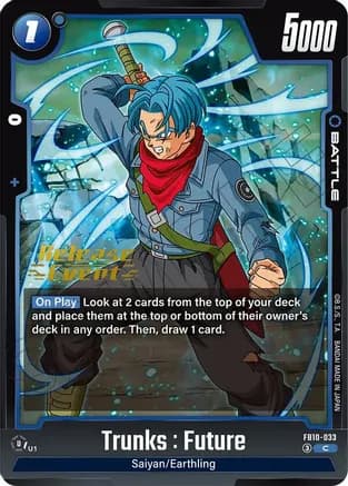 Trunks : Future - FB10-033 — Cross Force Release Event Cards
