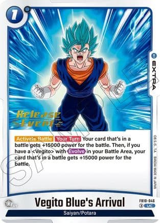 Vegito Blue's Arrival