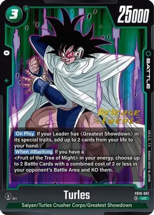 Turles - FB10-061 — Cross Force Release Event Cards