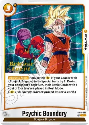 Psychic Boundary — Cross Force Release Event Cards