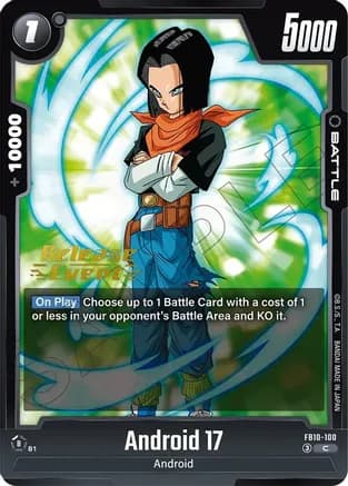Android 17 - FB10-100 — Cross Force Release Event Cards
