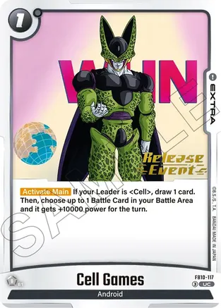 Cell Games — Cross Force Release Event Cards
