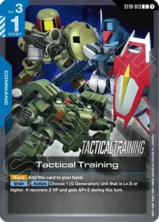 Tactical Training — Starter Deck 10: Generation Pulse