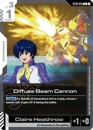 Diffuse Beam Cannon — Starter Deck 10: Generation Pulse