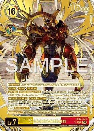 Susanoomon (Rare Pull) — Digital World Shambala