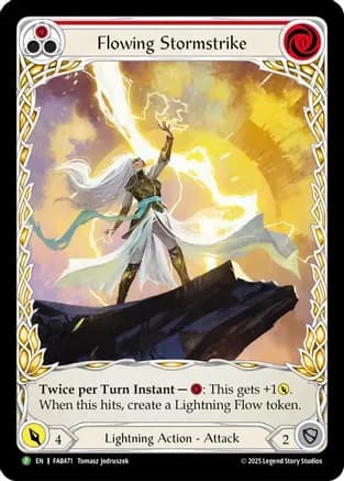 Flowing Stormstrike - FAB471 — Flesh and Blood: Promo Cards