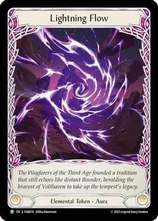 Lightning Flow (B) - FAB470 — Flesh and Blood: Promo Cards