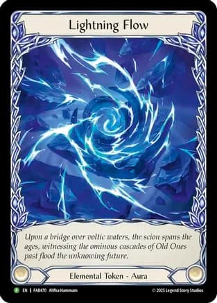 Lightning Flow (C) - FAB470 — Flesh and Blood: Promo Cards