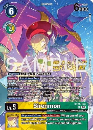 Sirenmon (Regionals 26-27 Season 2 Participant) — Dual Revolution